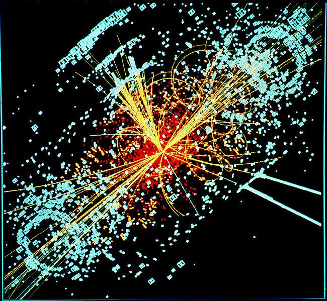  ＣＥＲＮのＬＨＣＣＭＳ実験で得られたヒッグス粒子データの例（Lucas Taylor）。
